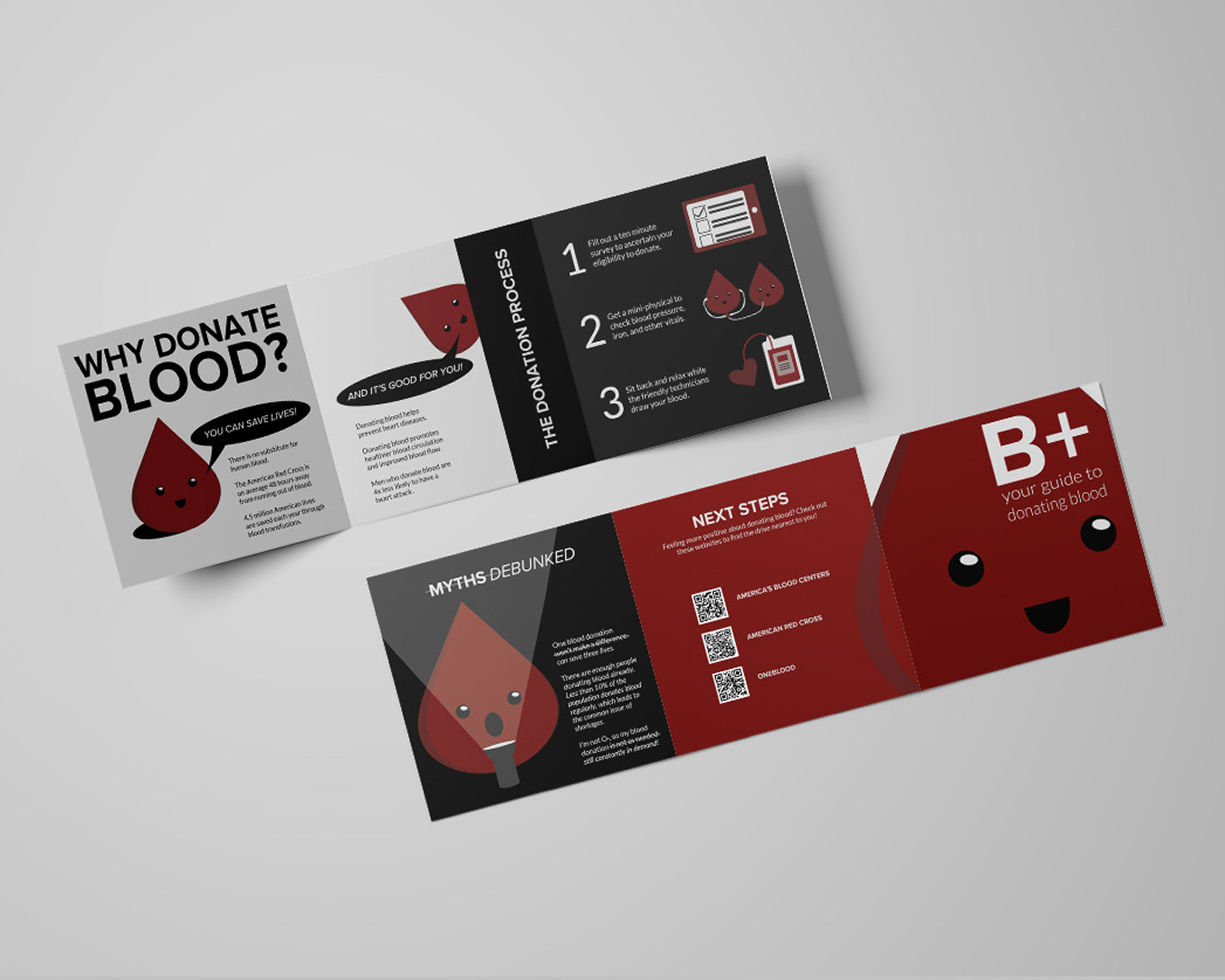 Blood donation educational pamphlet, page 2
